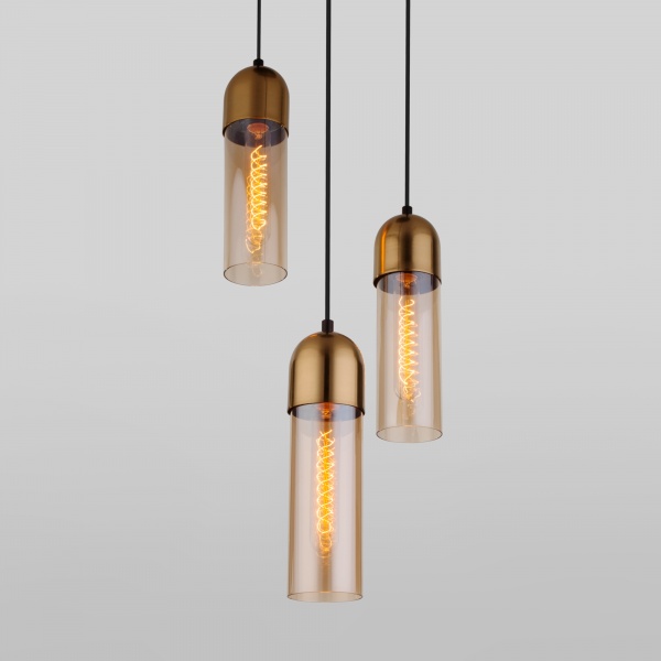 Підвіс Strotskis Airon 3x40 Вт E27 бурштиновий 50180/3 (бурштиновий) 