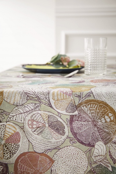 Скатерть Edesia 150x150 см разноцветный Atenas Home 