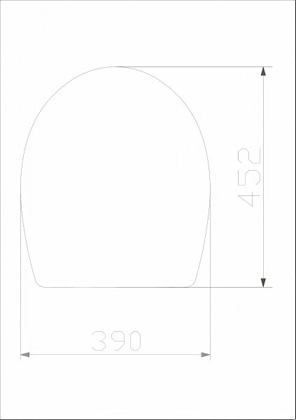 Сидіння для унітаза з кришкою Rapal Soft Close Quick release дюропласт 11dsq