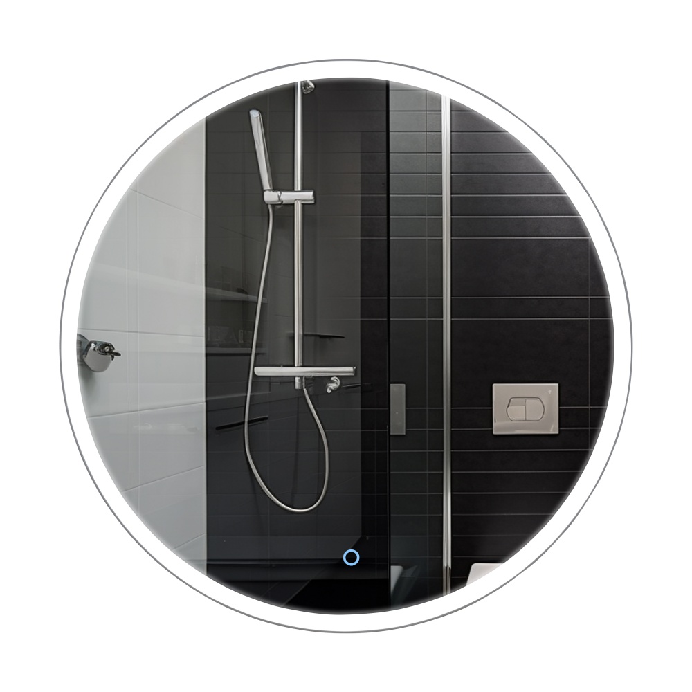 Зеркало со встроенной подсветкой Aqua Rodos Lorenzo black D-70 sensor