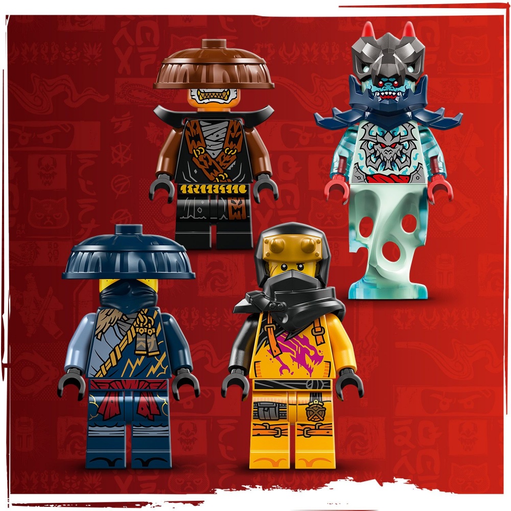 Конструктор LEGO NINJAGO Разбойник: Робот-всадник на драконе 71843