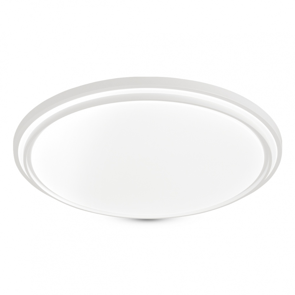 Світильник настінно-стельовий ARDERO білий із сріблястим 3000/4000/6500 К 80929