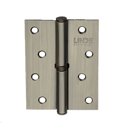 Петля левая H-120L AB 125x75x2 мм старая бронза