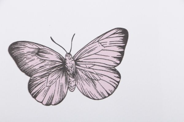 Шторка для ванны Bacchetta Farfalla bianco 240х200 см