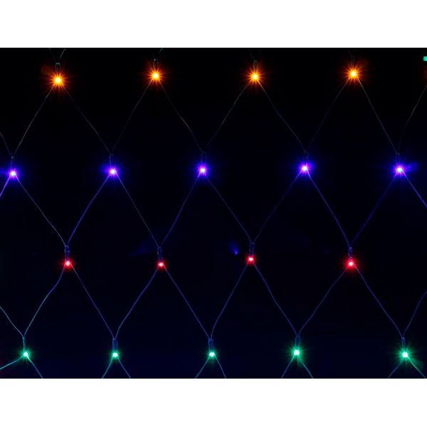 Гирлянда-штора внешняя LED 240 ламп 3 м разноцветная