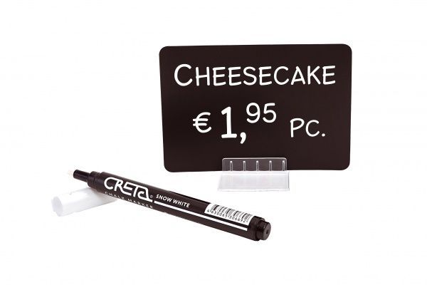 Комплект ціннік А7, тримач, крейдовій маркер CARDFIX (6 шт.)