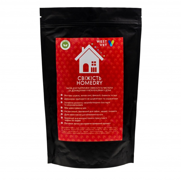 Средство для уборки за животными WestVet Свежесть Хоум Драй 0,7 кг