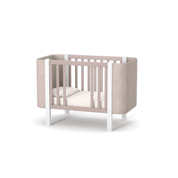 Ліжечко дитяче Veres Монако Велюр капучино-білий 05.3.1.212.13