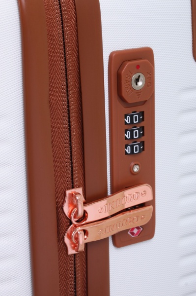 Валіза 65 л білий LS22200 59х42х26 ABS 