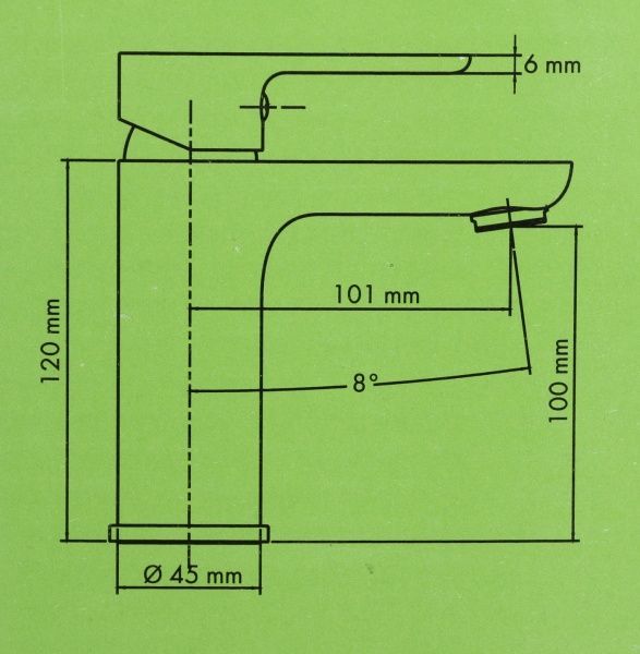 Змішувач для умивальника Scandispa Sif FF35219-6