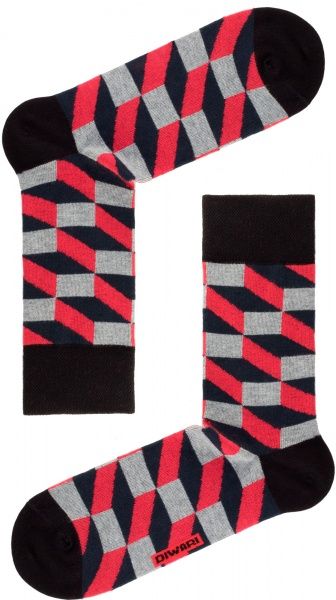 Шкарпетки чоловічі Conte Happy 15с-23СП 055 р. 27 чорний із бордовим 