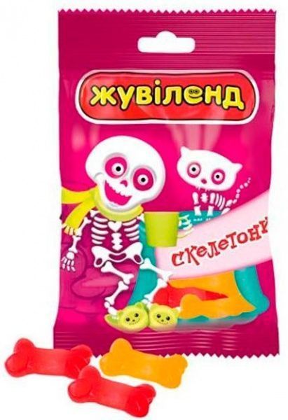 Конфеты жевательные АВК Скелетон 35 г (Жувіленд) 