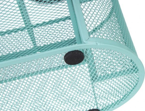 Підставка для ручок металева бірюзова 22,3x10,8x10,8