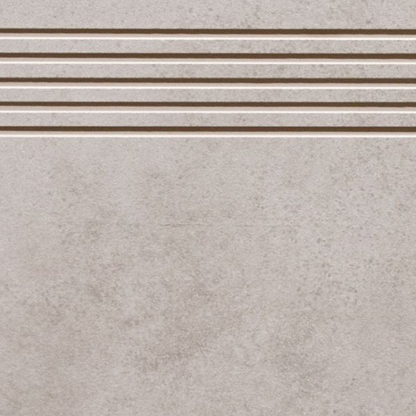 Плитка Cersanit Сіті Скверс світло-сіра сходинка 29,8х59,8 