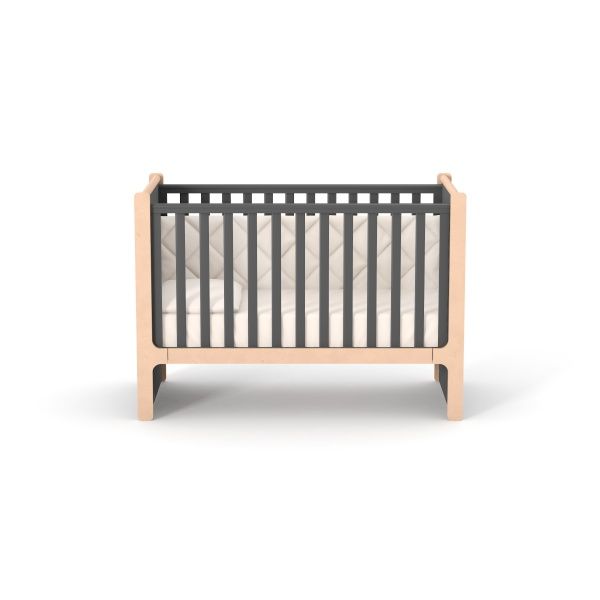 Ліжечко дитяче Veres ЛД 7 Ніцца темно-сірий 07.3.1.36.16