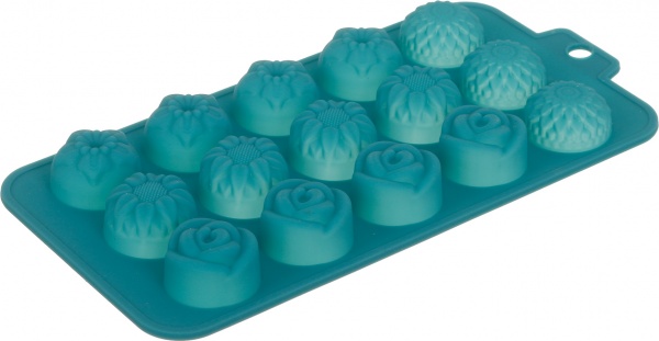Форма для цукерок Magic Ring Квіти на 15 шт 22х10.5х2 см Flamberg Smart Kitchen