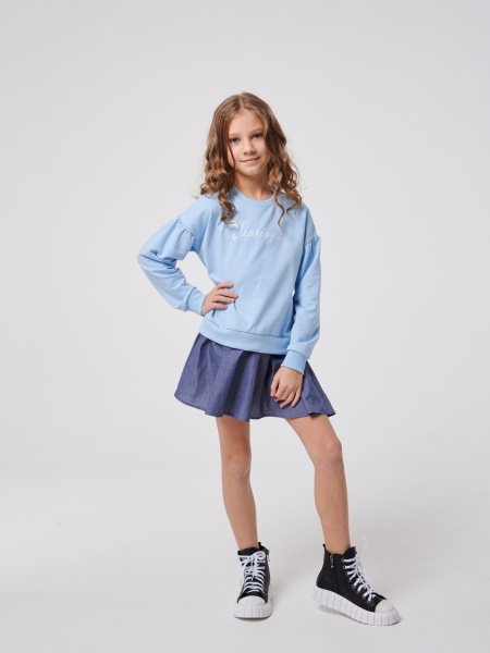 Платье Smil 120341 р.134 голубой 