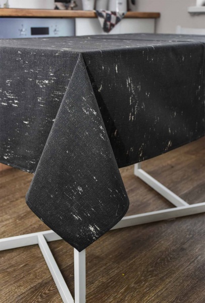 Скатерть Joy серая 136x180 см мульти La Nuit 