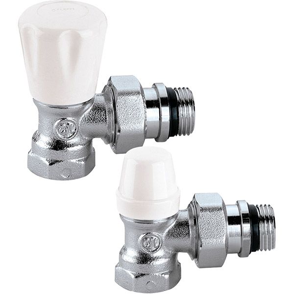 Комплект Caleffi кутових радіаторних кранів 1/2