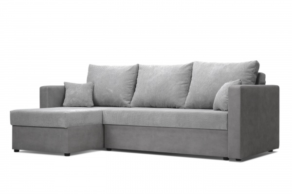 Диван кутовий VECTOR ER-1 UD світло-сірий 2240x1440x760 мм