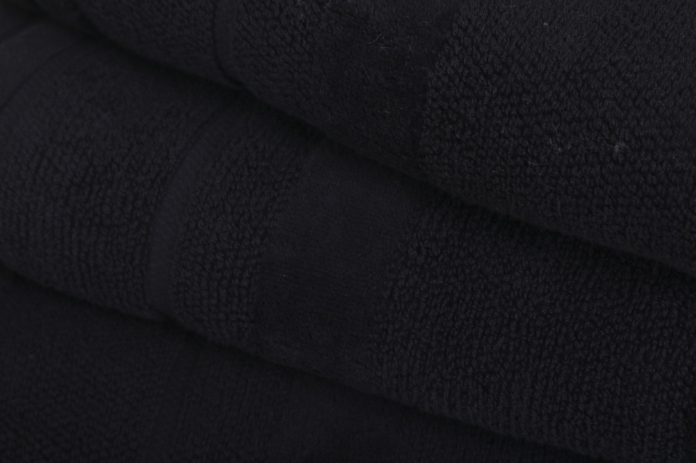 Рушник махровий TABBY 70x140 см чорний La Nuit