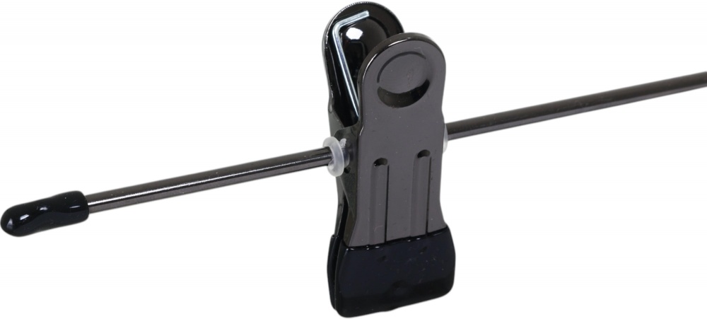 Набор плечиков Vivendi Black Nickel с зажимами для брюк и юбок 2 шт.