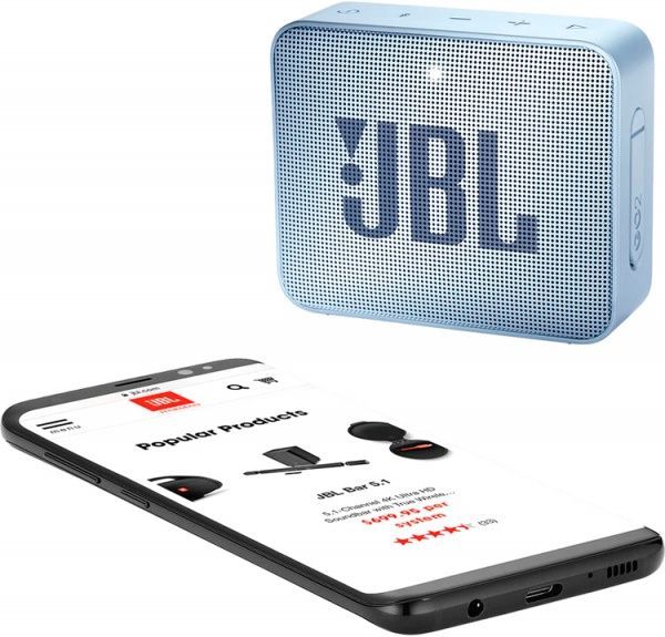 Акустична система JBL® Go 2 1.0 cyan JBLGO2CYAN