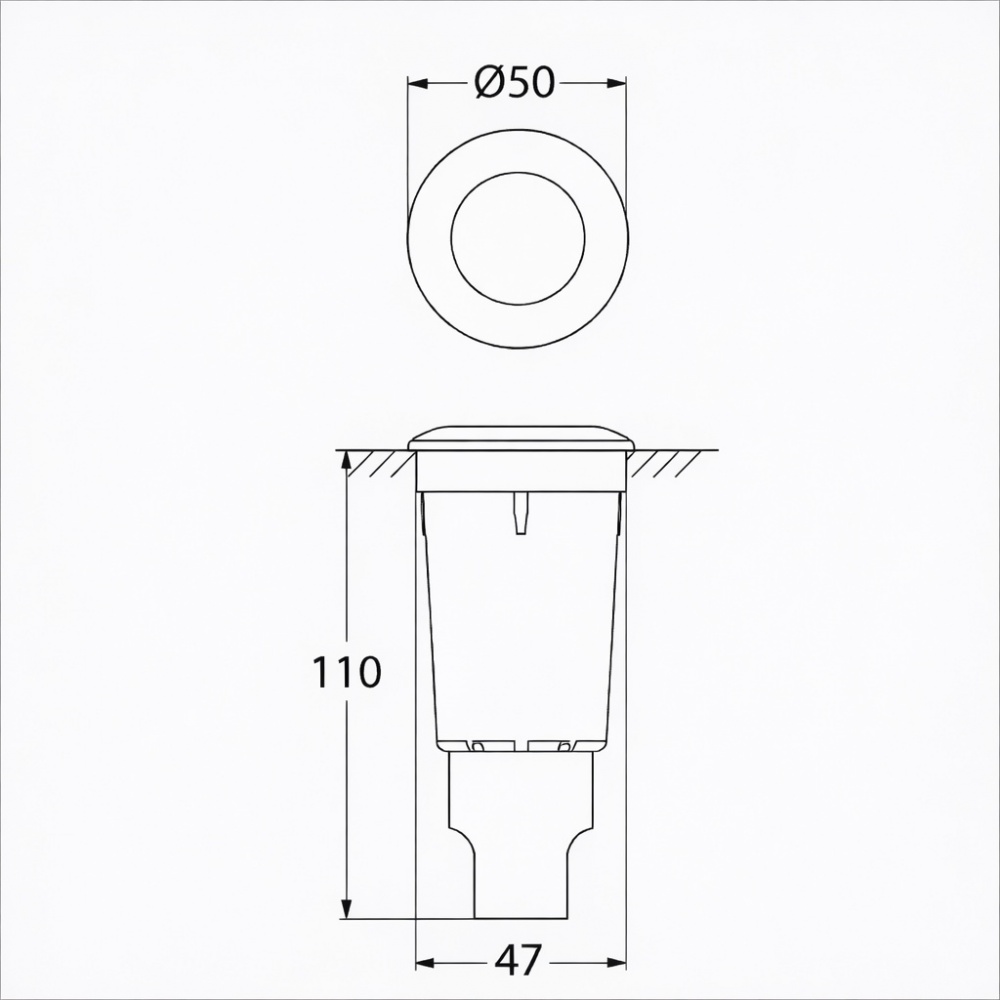 Светильник уличный встроенный FUMAGALLI ALDO 2L G9 1,7 Вт IP67 черный