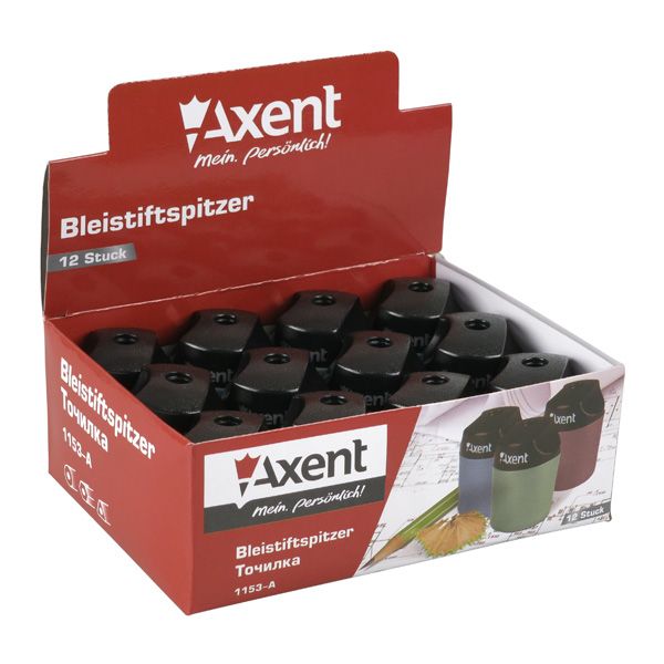 Чинка з контейнером 1153-А в асортименті 27950 Axent