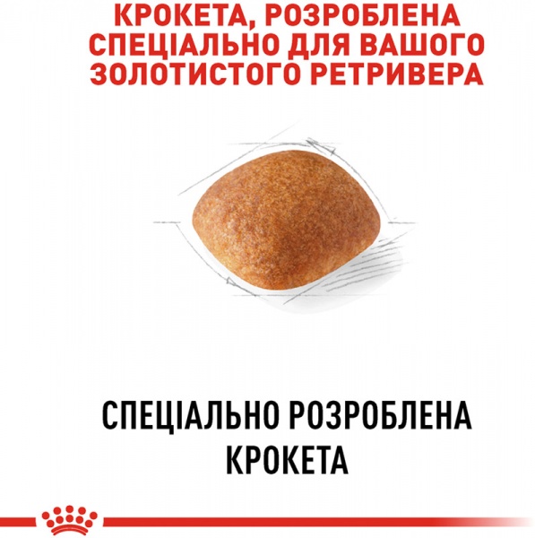 Корм Royal Canin для собак GOLDEN RETRIEVER ADULT (Голден Ретривер Едалт), 12 кг (свійська птиця, рис, кукурудза) 12 кг