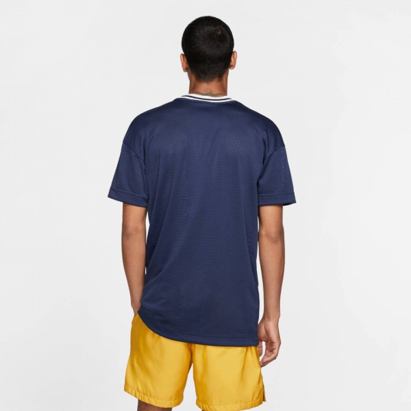 Футболка Nike M NSW HE TOP SS MESH GX BV2931-410 р.L темно-синій