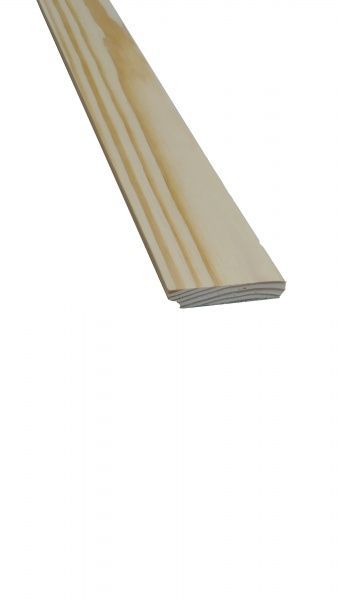 Плинтус Евро в/с срощенный Лісбудінвест сосна 12х70х2200 мм 