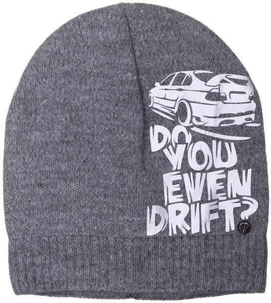 Шапочка детская для девочки Kraft+ 7732 р.52-54 серый меланж 