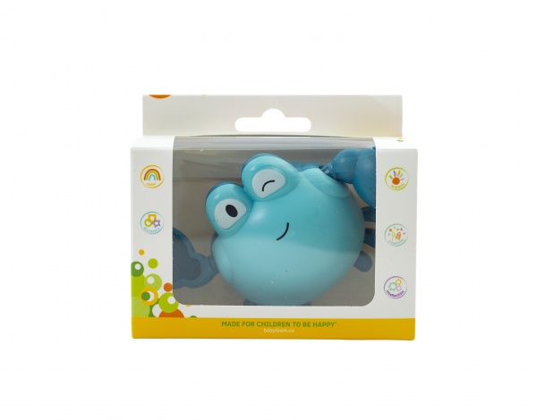Игрушка для ванны Baby Team Краб в ассортименте 9040