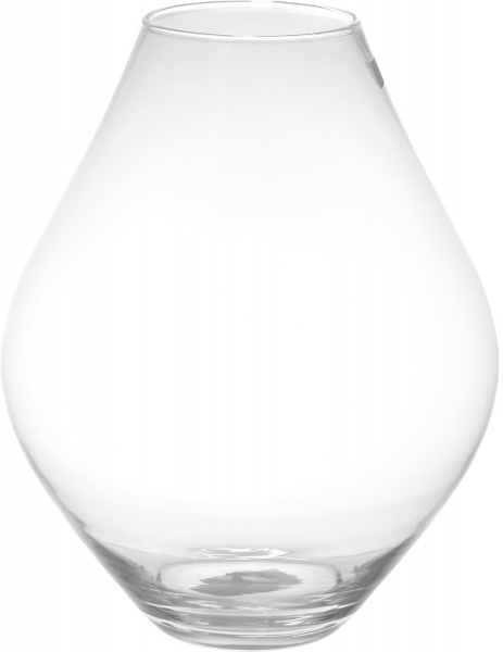 Ваза стеклянная 28 см прозрачный 