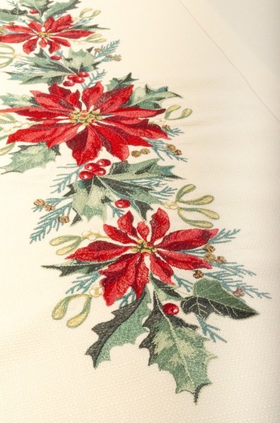 Дорожка на стол Омела 356-21/00 40x140 см бежевый 