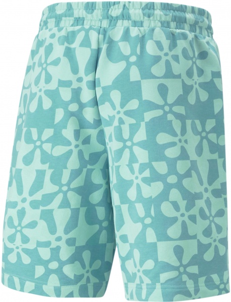 Шорти Puma PUMA X SPONGEBOB AOP PINTUCK SHORTS 8” TR 53896277 р. S зелений