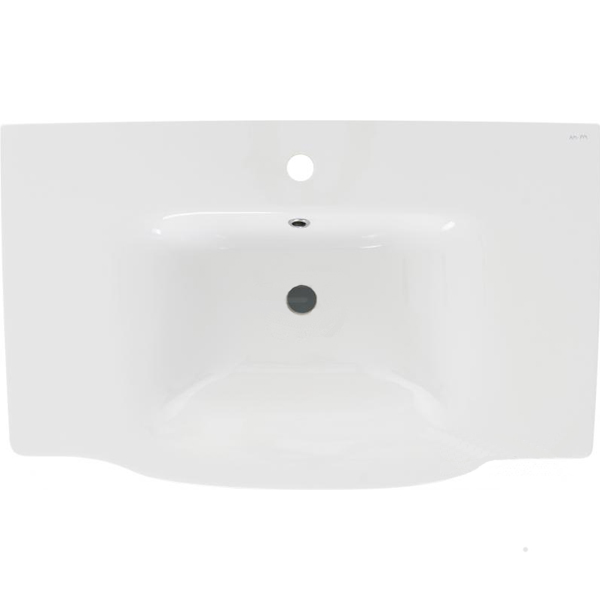 Тумба напольная AM.PM білий глянець с умывальником Like 80 см