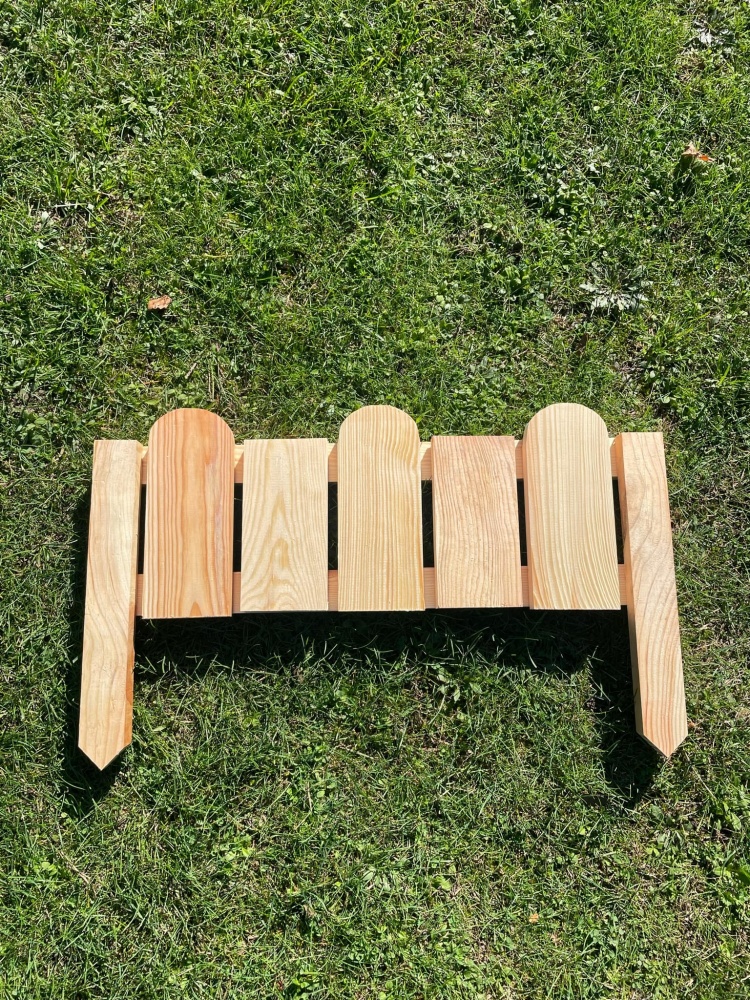 Декоративное ограждение для клумб Фигурный бордюр 540х350