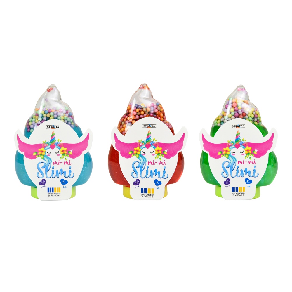 Слайм Strateg Mi-mi Slimi Рожок 71826