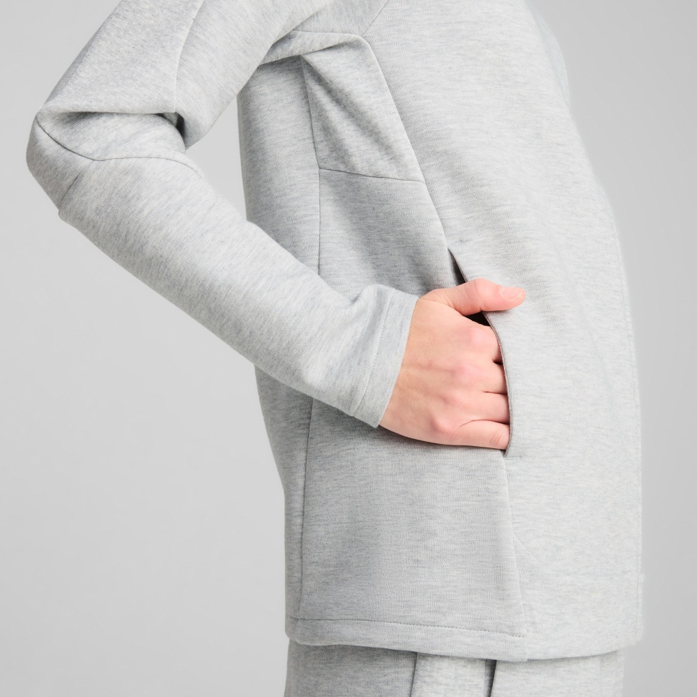 Джемпер Puma EVOSTRIPE FULL-ZIP HOODIE DK 68505004 р.S сірий