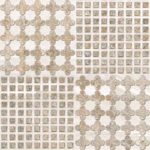 Плитка InterCerama Tandem коричневий темний 173 032 43x43 