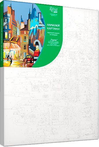 Картина по номерам Париж Rosa Start 