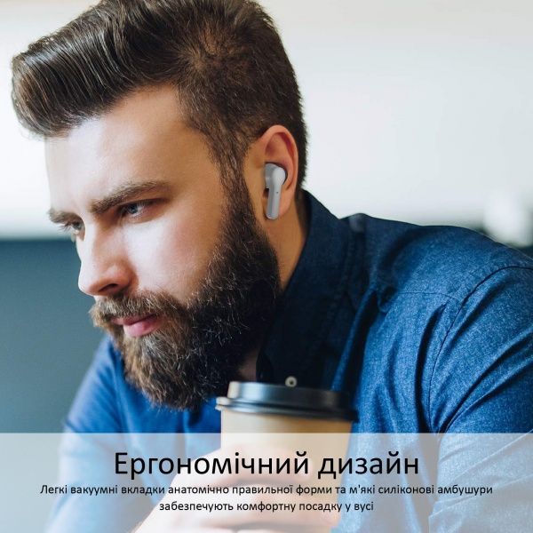 Наушники Promate trueblue-4.white white 