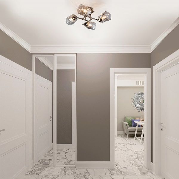 Люстра стельова Strotskis Hilari 4x40 Вт E27 чорна перлина 30165/4