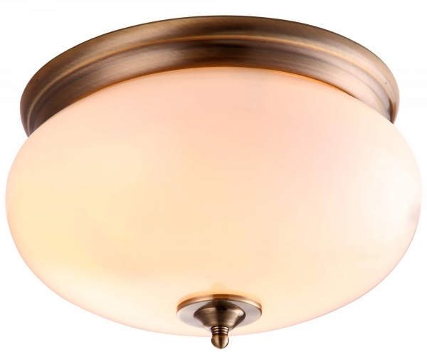 Люстра потолочная Arte Lamp Armstrong 2xE27 античная бронза A3560PL-2AB 