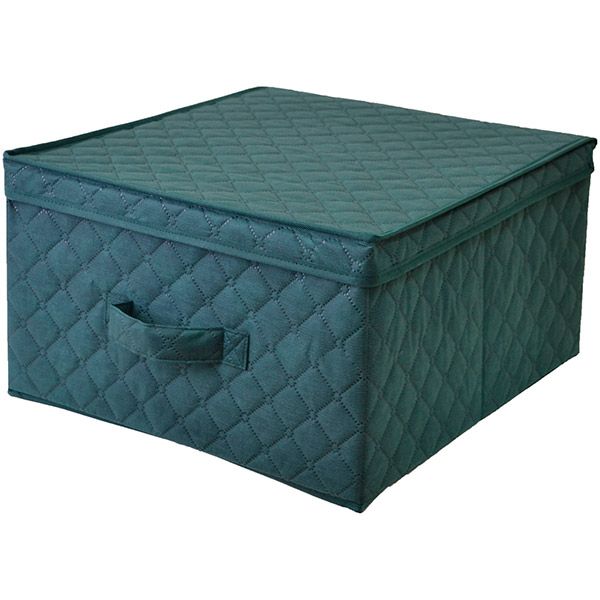 Короб для вещей 43х47х25 см зеленый