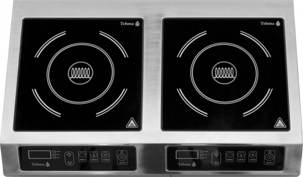 Плита индукционная Tehma 2-конф настольная 3,5 кВт 710х445х105 мм