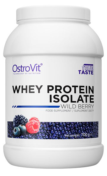 Протеїн Ostrovit Whey Protein Isolat дика ягода 700 г 