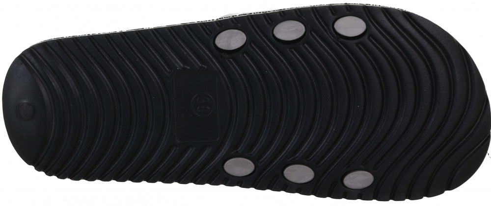 Шлепанцы унисекс Shantou р.39 серо-черный (ls-0221)